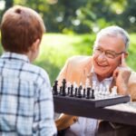 Magnetic Chess Set with Foldable Board 1