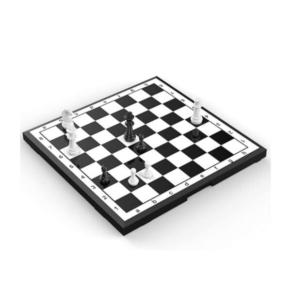 Magnetic Chess Set with Foldable Board